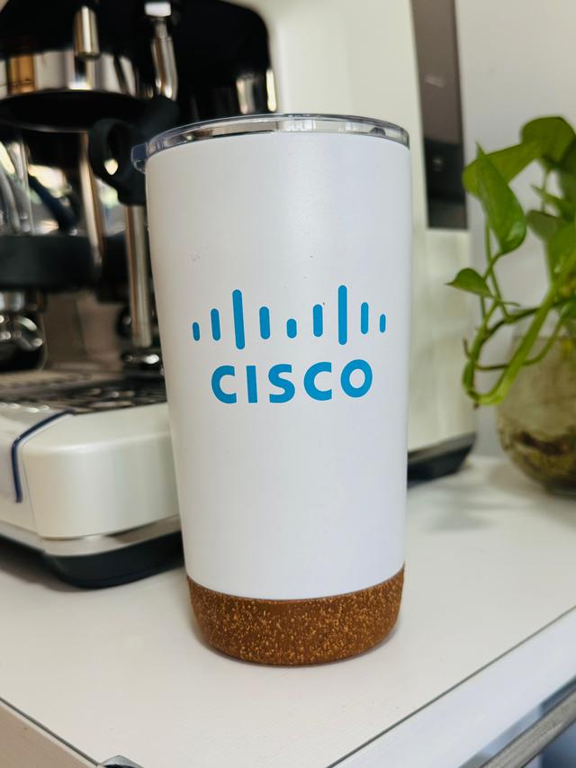 This is the first mug I got after my onboarding at Cisco.